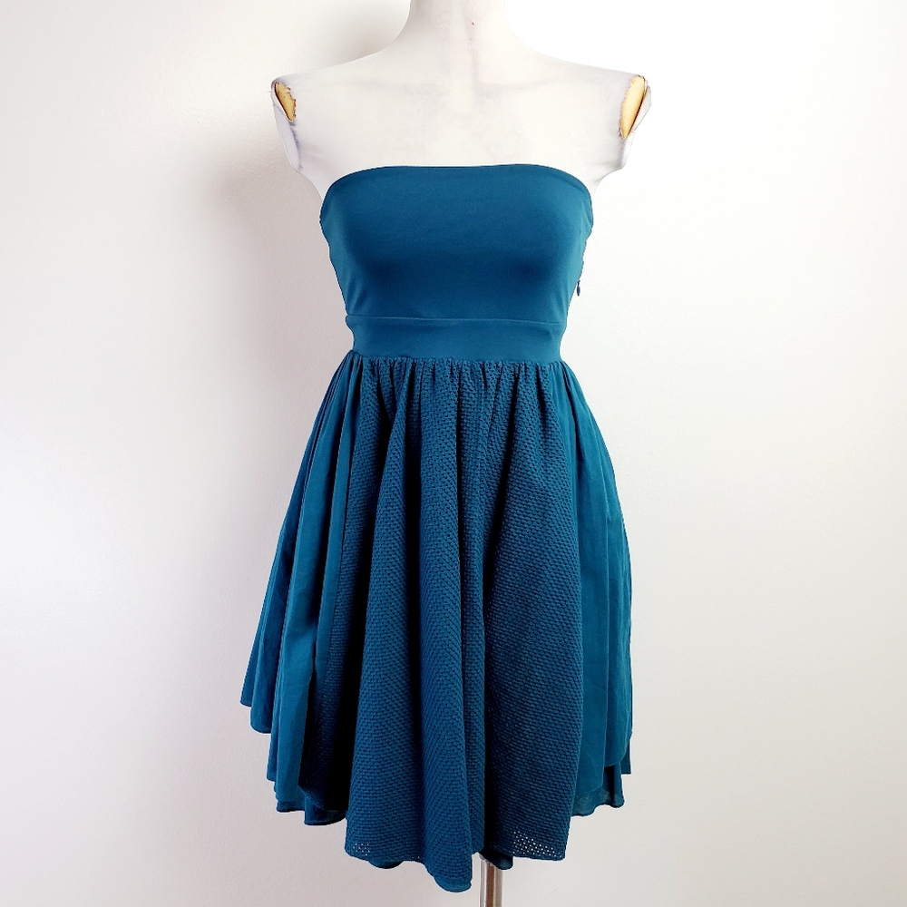 Susana Monaco small strapless dress